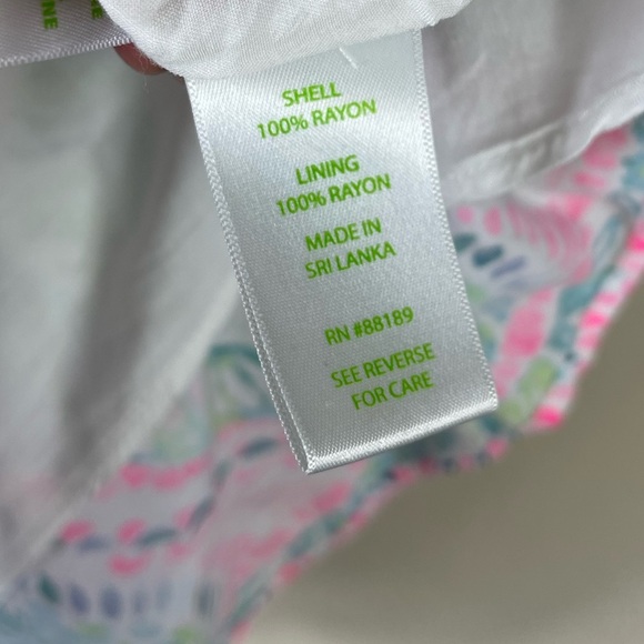 Lilly Pulitzer Nevie Off Shoulder Dress in Coconut Coast Size Small - Picture 4 of 8